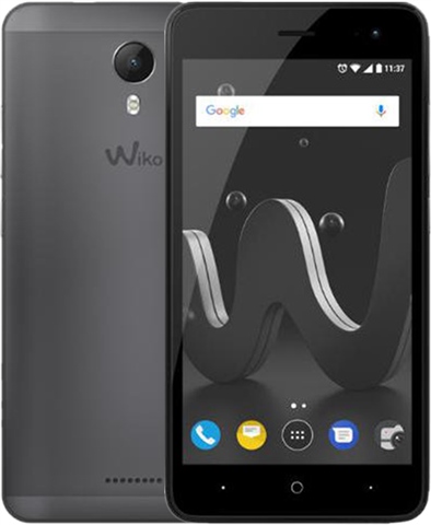Custodia A Libro Per Wiko Jerry 2 - Flip Cover Con Retro Trasparente, Nero